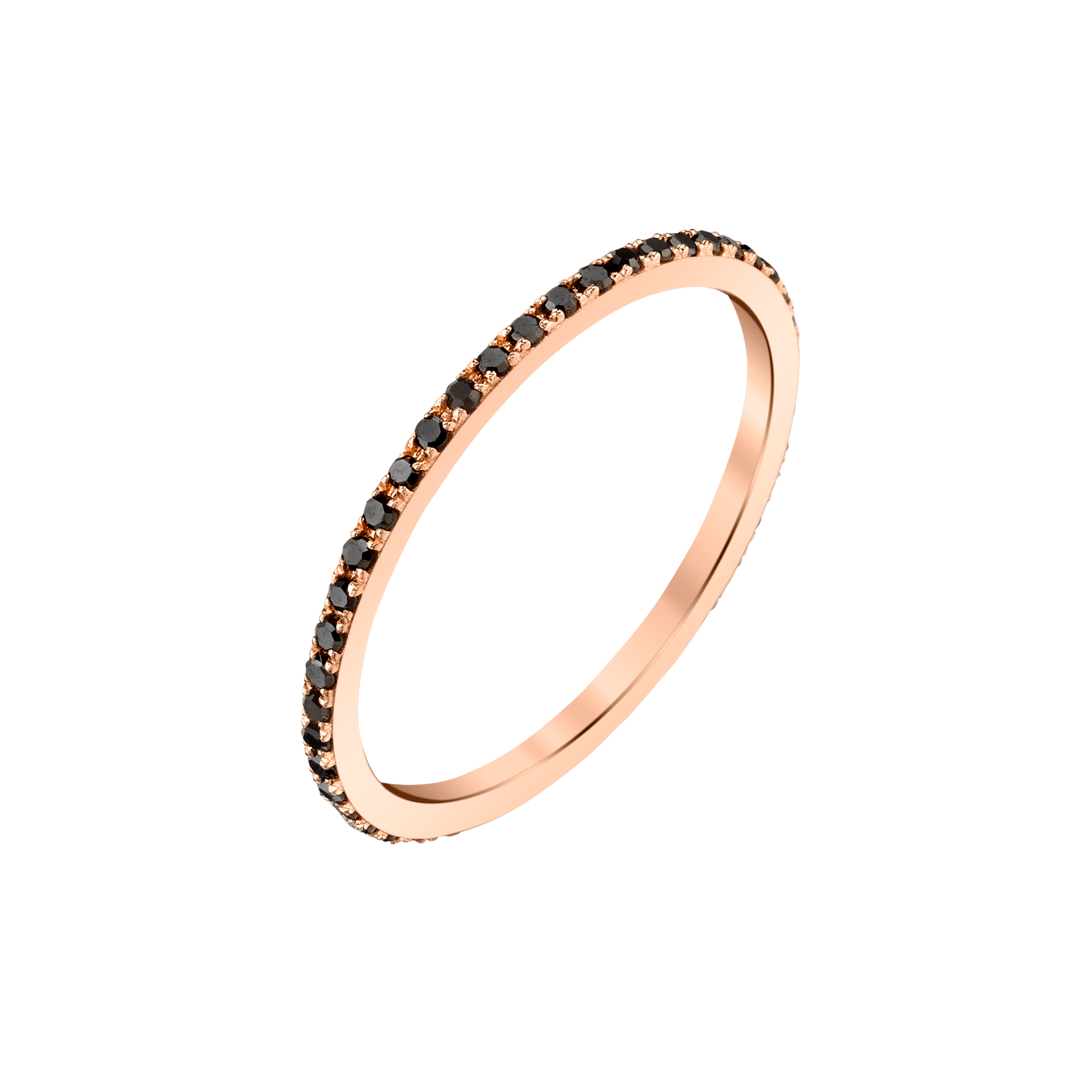 Axis Ring with Black Pavé Diamonds - Gabriela Artigas + CO