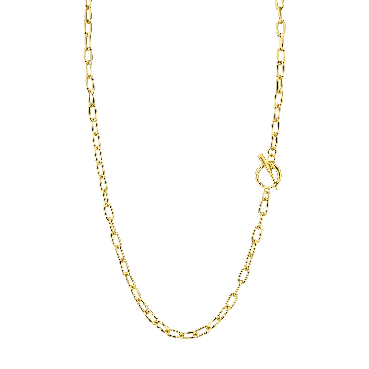 Baby Rectangular Link Chain Necklace with Tusk Clasp - Gabriela Artigas + CO