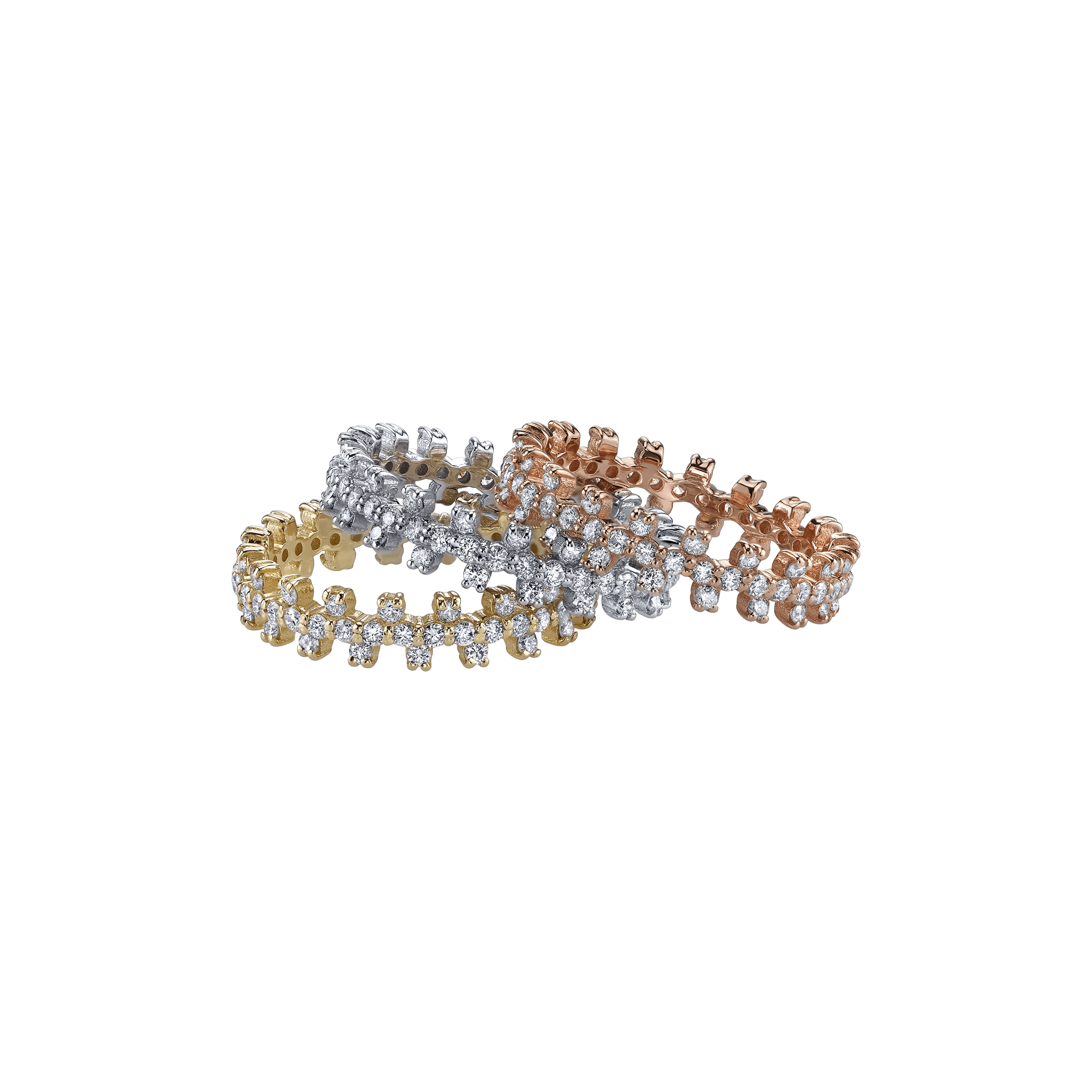 Bolt Ring with White Pavé Diamonds - Gabriela Artigas + CO