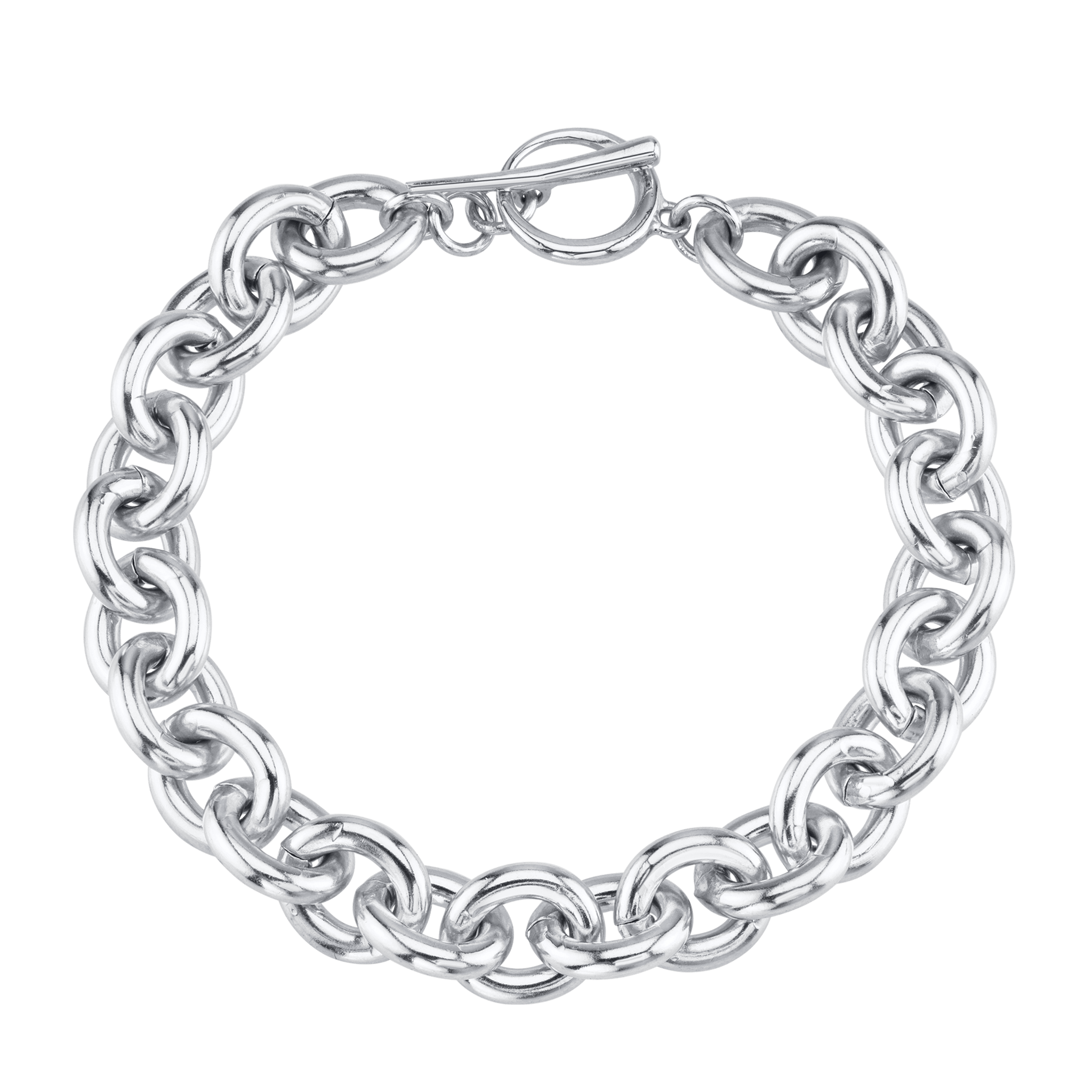 Chain Bracelet with Tusk Clasp