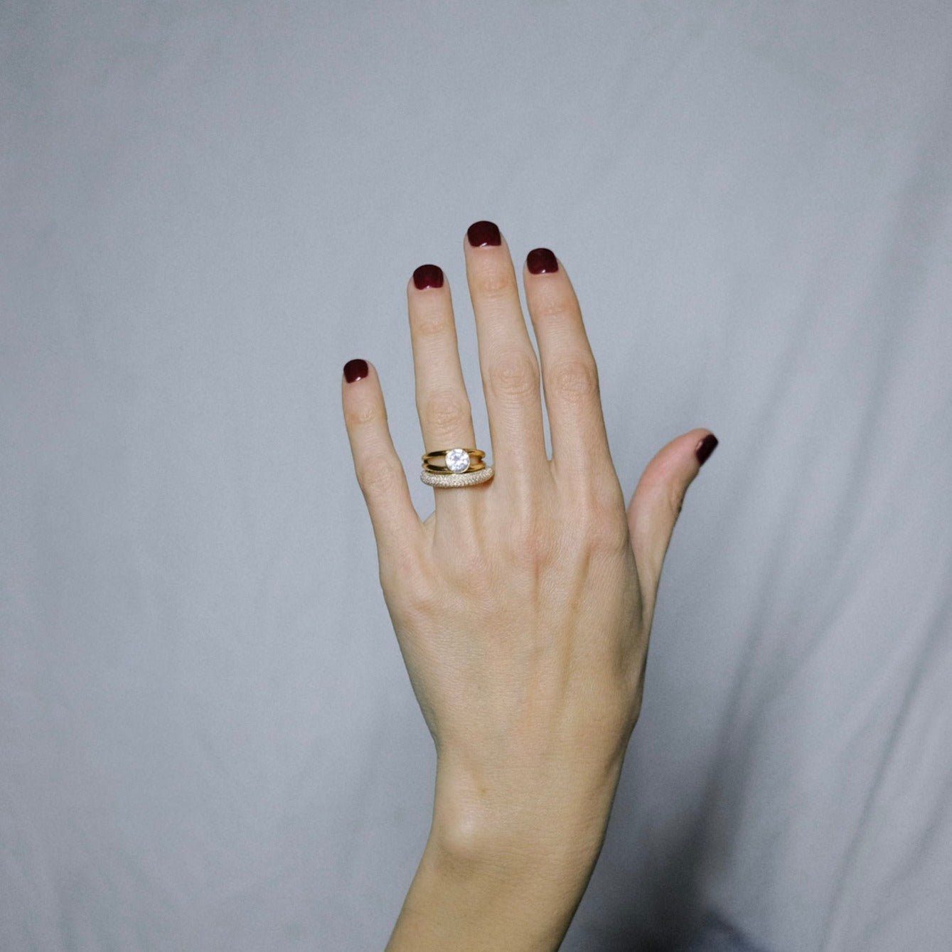 Double Eternal Ring with Round Diamond - Gabriela Artigas + CO
