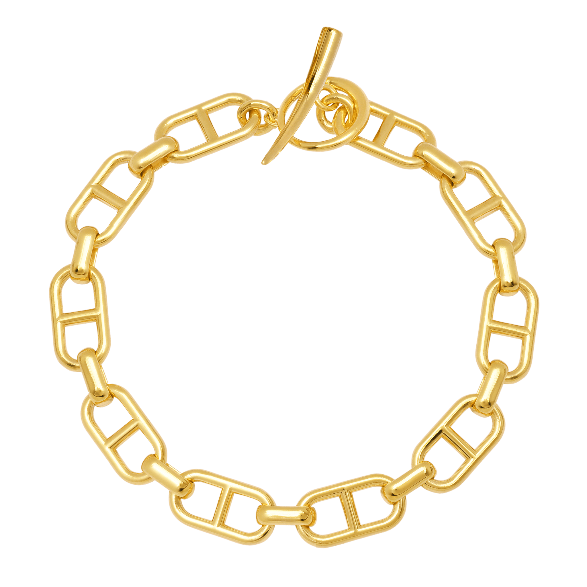 Stirrup Chain Bracelet with Tusk Clasp - Gabriela Artigas + CO