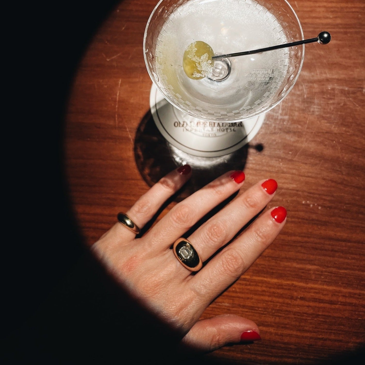 Medium Balloon Ring with Baguette Diamond - Gabriela Artigas + CO