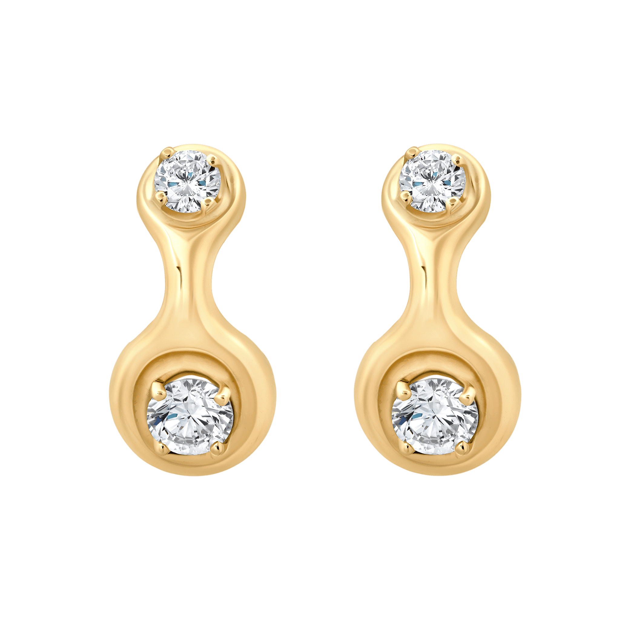 Ray Earrings with Diamonds - Gabriela Artigas + CO