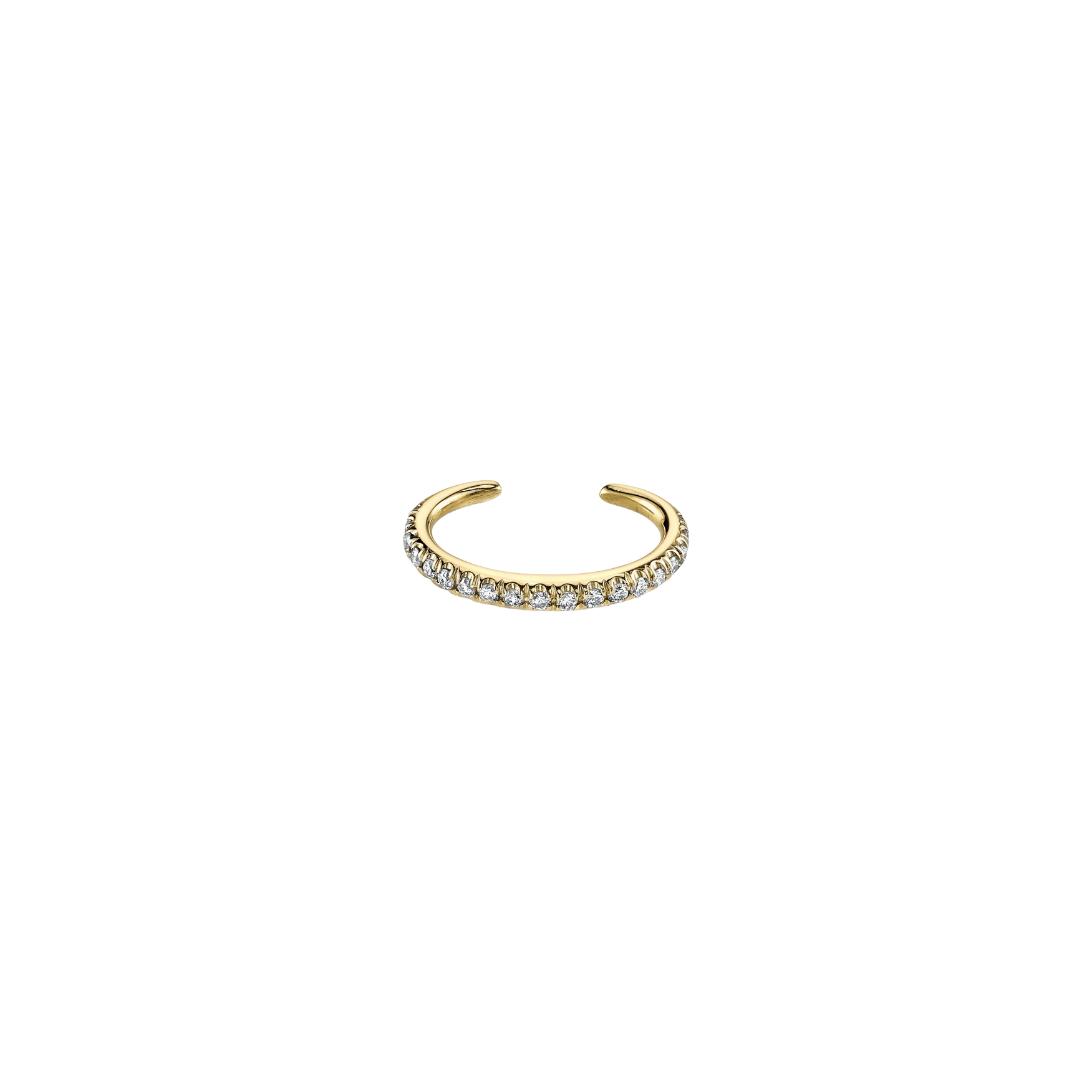 Reloaded Ear Cuff with White Pavé Diamonds - Gabriela Artigas + CO