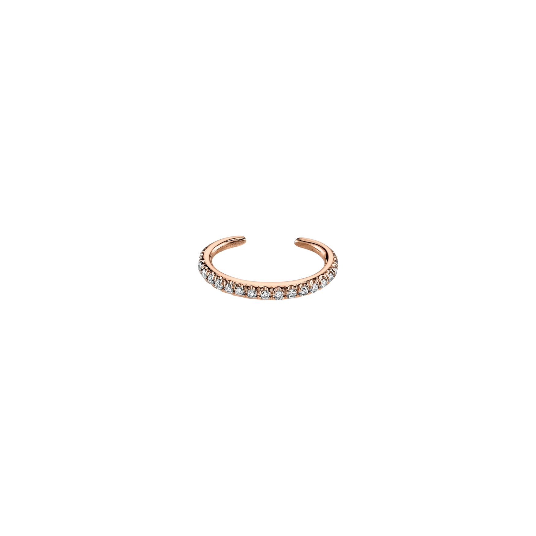 Reloaded Ear Cuff with White Pavé Diamonds - Gabriela Artigas + CO