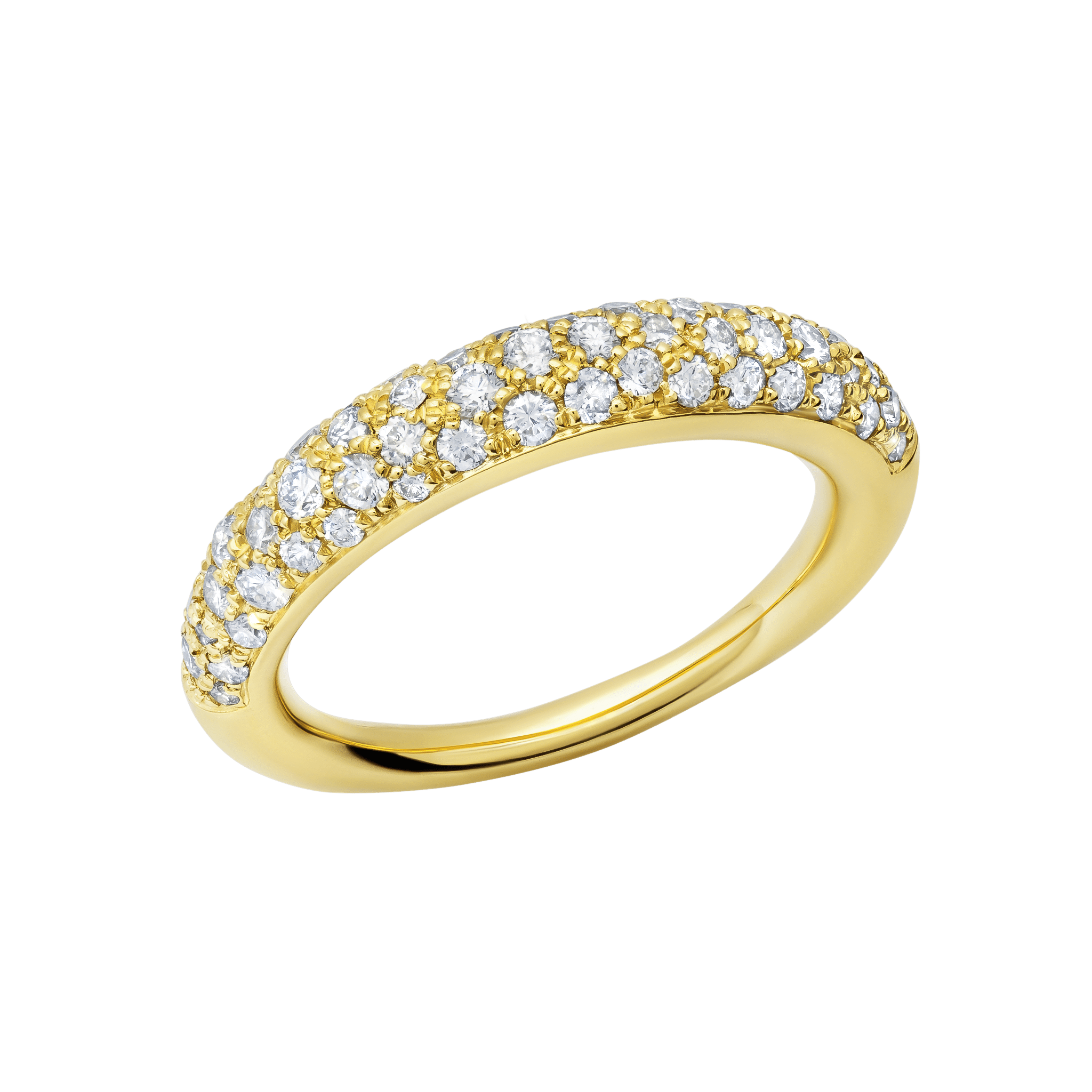 Rising Tusk Ring with Various Sizes Diamonds - Gabriela Artigas + CO