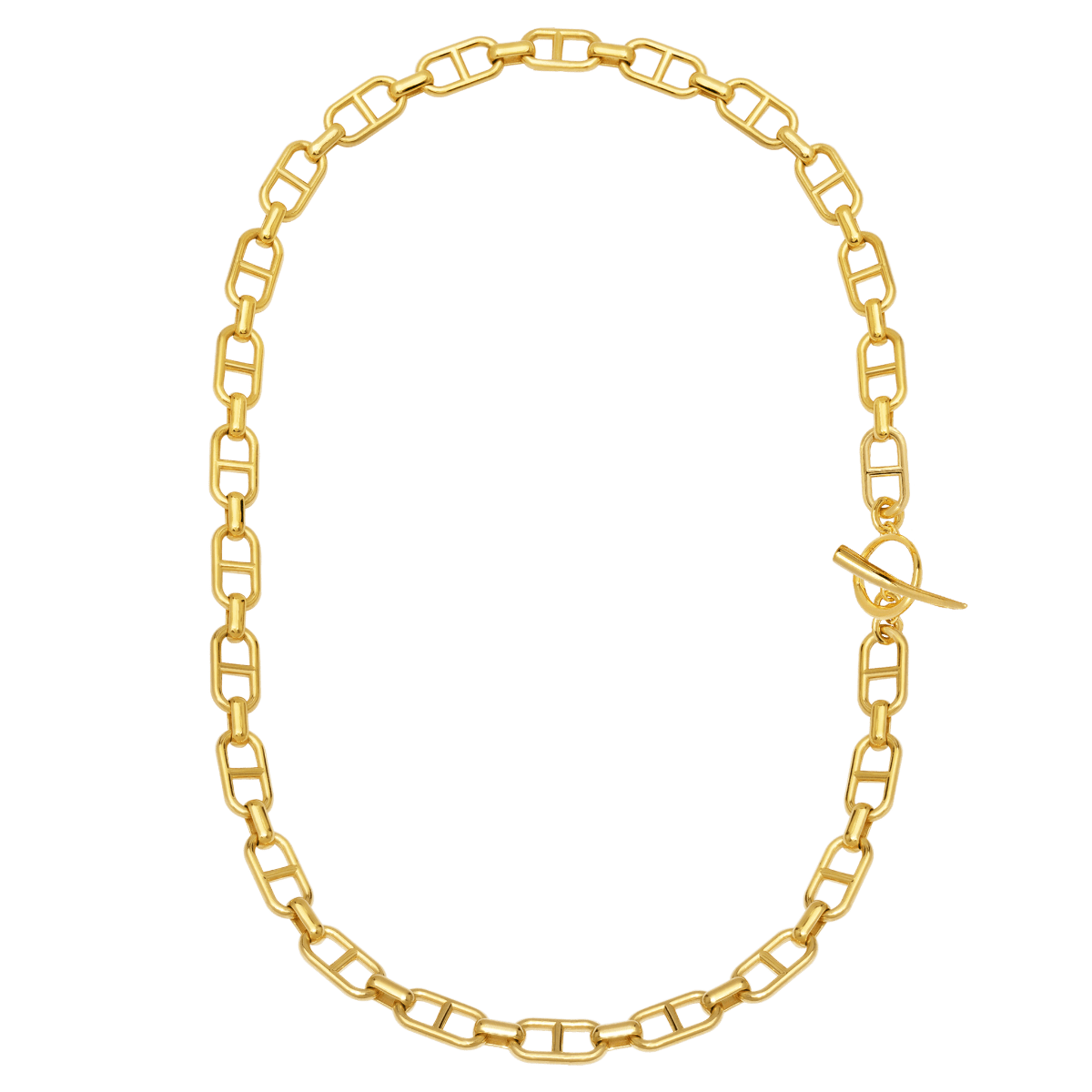 Stirrup Chain Necklace with Tusk Clasp - Gabriela Artigas + CO