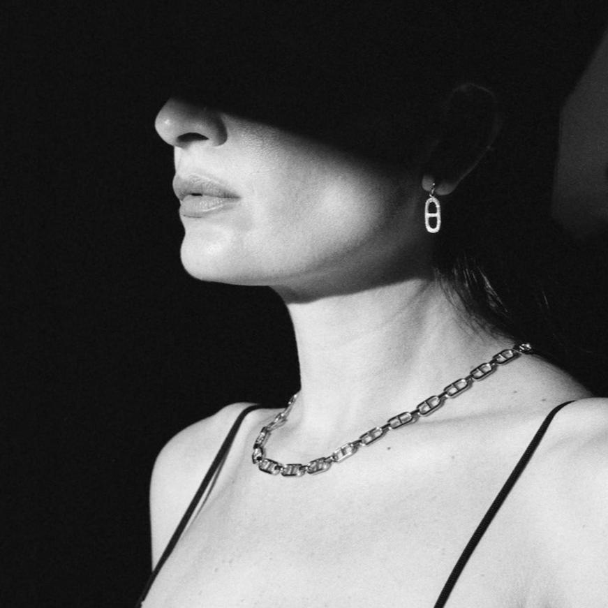 Stirrup Chain Necklace with Tusk Clasp - Gabriela Artigas + CO