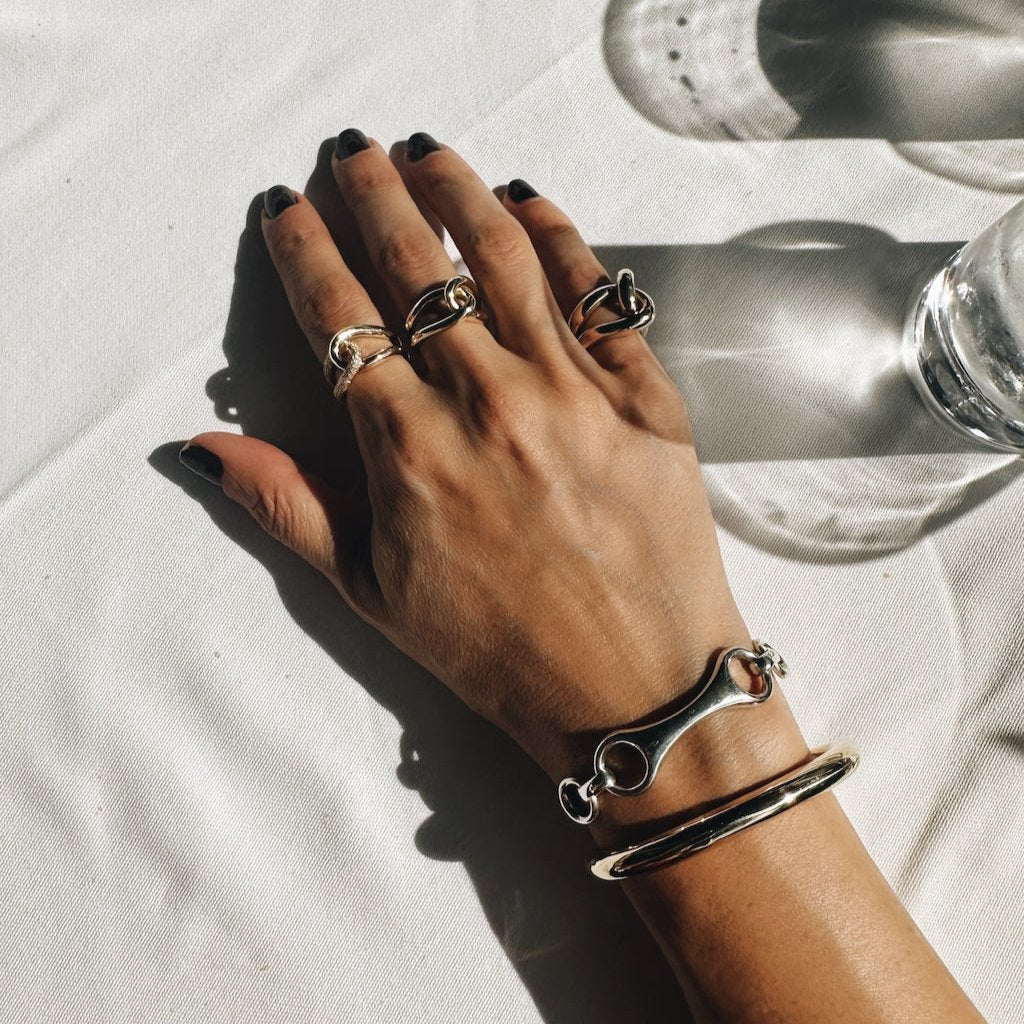 Triple Linked Double Beam Cuff - Gabriela Artigas + CO