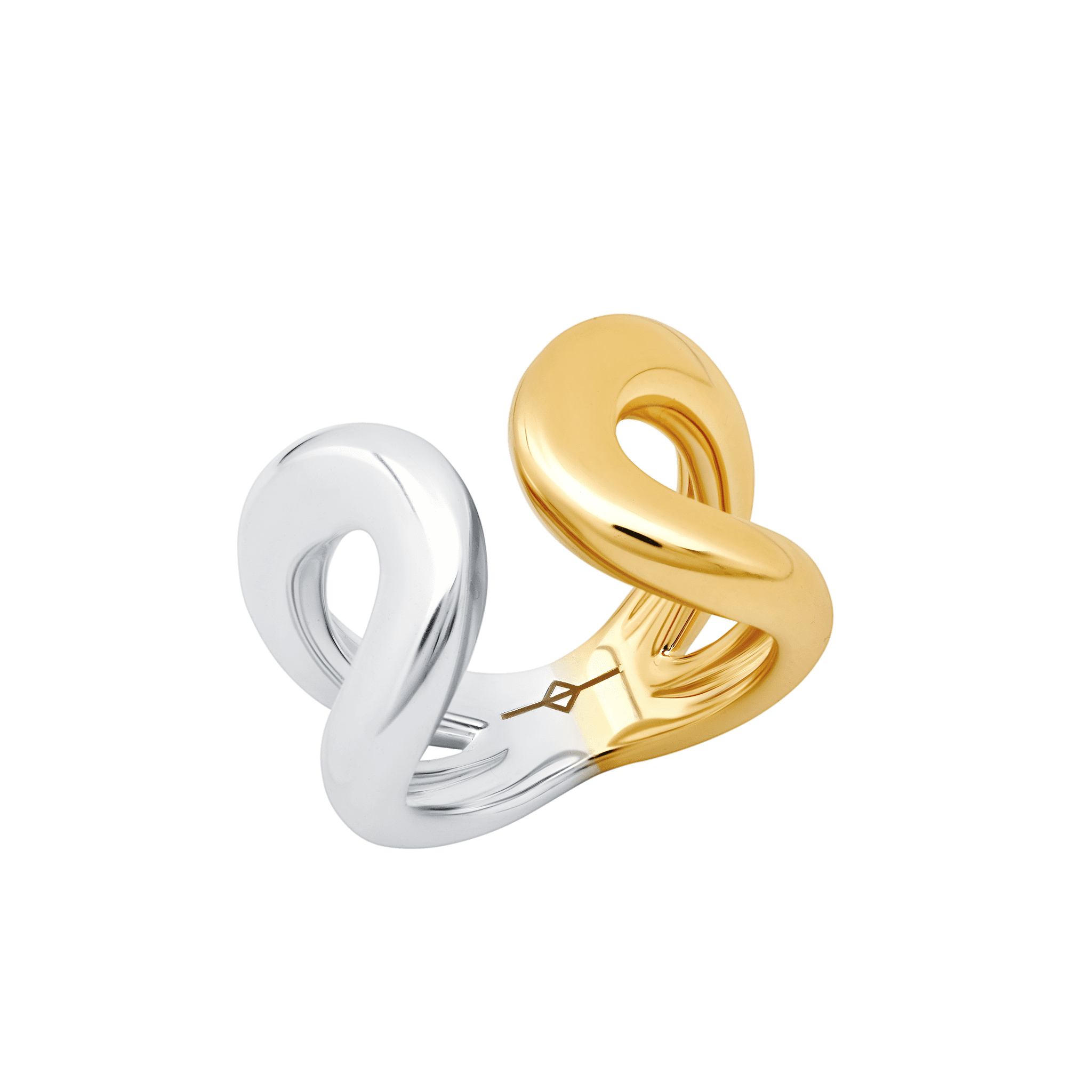 Two Tone Grande Double Beam Ring - Gabriela Artigas + CO