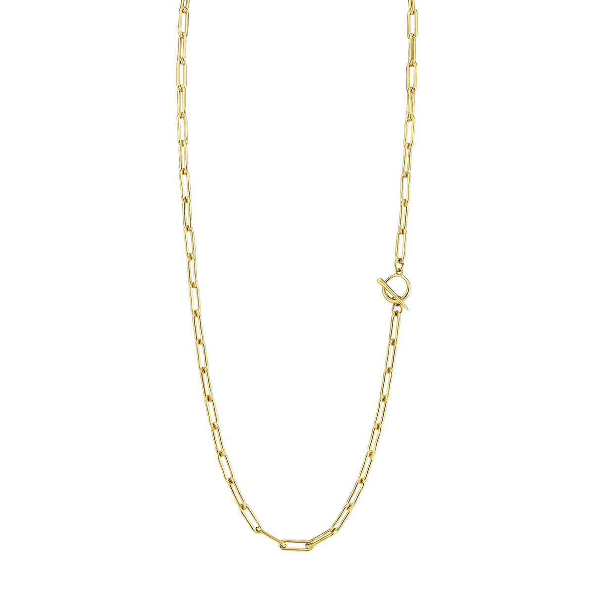 牙クラスプ付き長方形リンクチェーンネックレス | Gabriela Artigas + CO 牙クラスプ付き長方形リンクチェーンネックレス | Gabriela Artigas + CO