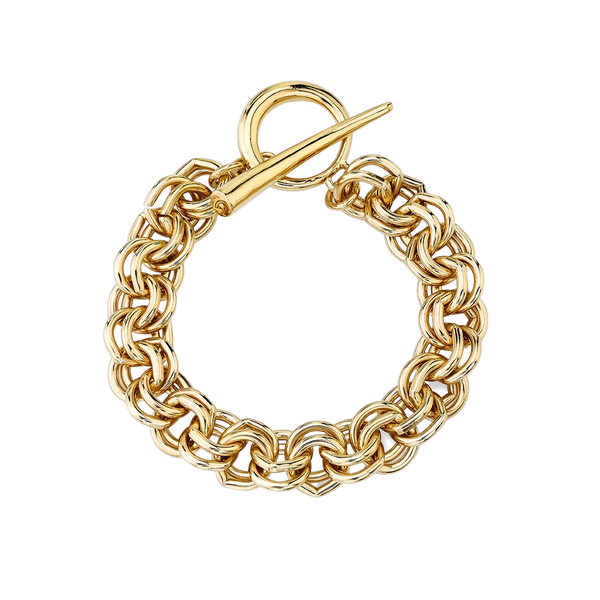 Double Link Chain Bracelet with Tusk Clasp - Gabriela Artigas