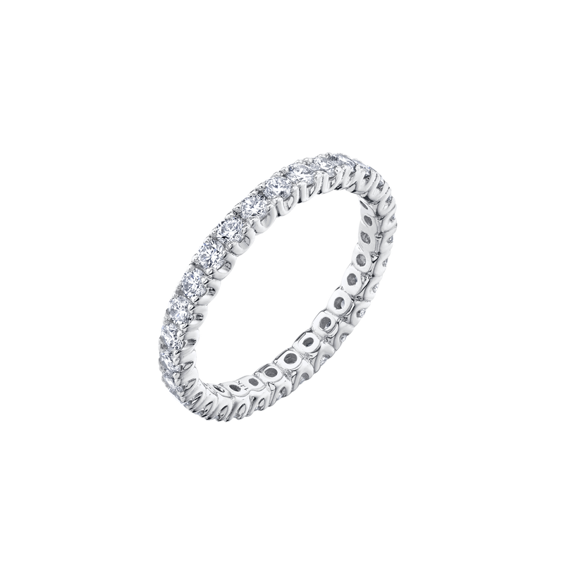 Queen Axis Ring with White Diamonds - Gabriela Artigas