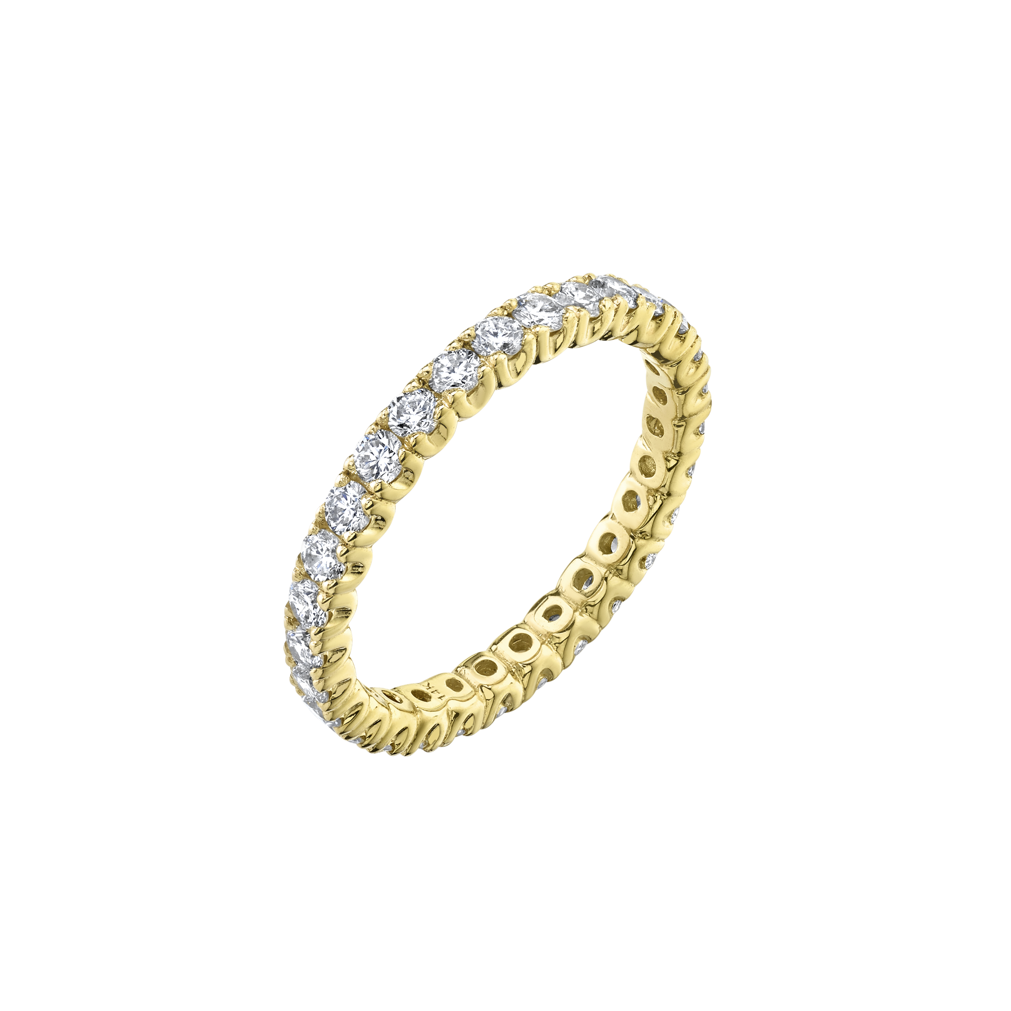 Queen Axis Ring with White Diamonds - Gabriela Artigas