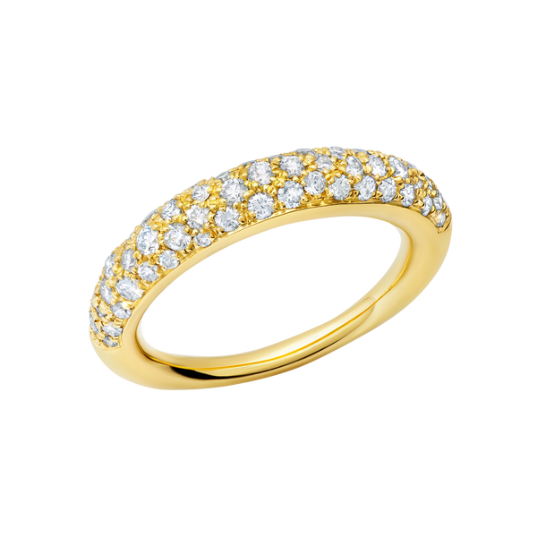 Rising Tusk Ring with Various Sizes Diamonds - Gabriela Artigas