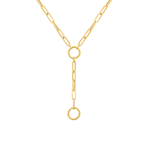 Mini Rectangular Chain Necklace with Connector - Gabriela Artigas
